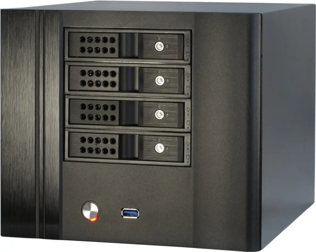 Inter-Tech SC-4004 SFF Computerbehuizing - 5x 2.5" 4x 3.5" - Zwart