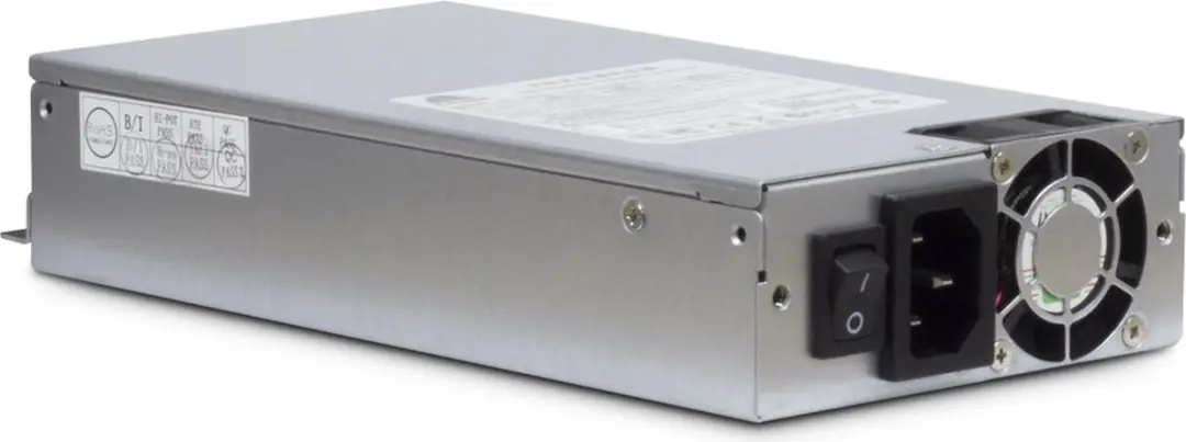 INTER-TECH VALUE Voeding 500W - Server 1HE - Grijs