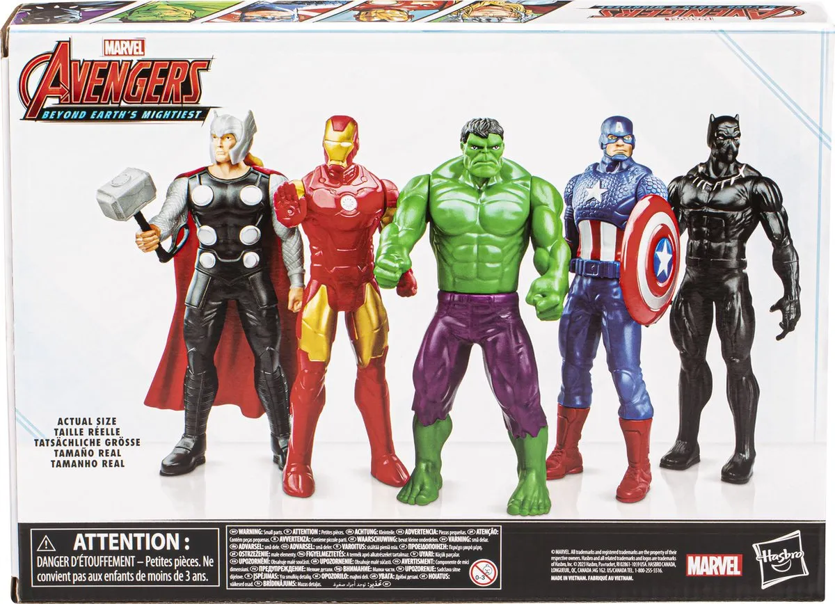 Hasbro Marvel Avengers Beyond Earth's Mightiest Multipack F86775L0 - Meerkleurig