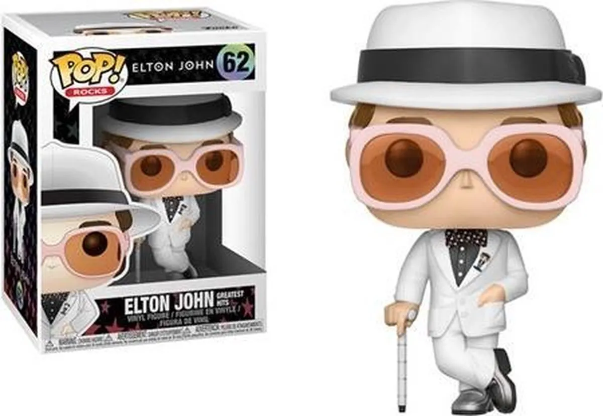 Funko Pop! Rocks Elton John #62 Verzamelfiguur - Greatest Hits