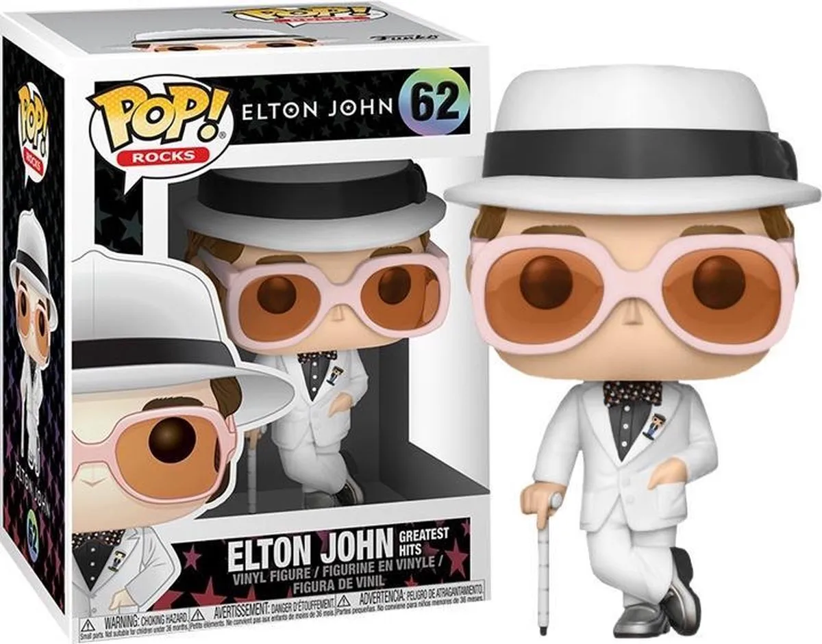Funko Pop! Rocks Elton John #62 Verzamelfiguur - Greatest Hits