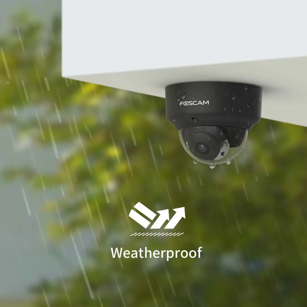 Foscam D2EP Buitencamera Full HD 2MP - POE - Nachtzicht 20m - Zwart