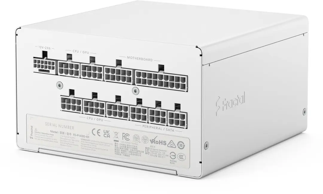 Fractal Design FD-P-IA3G-101-EU-WT Voeding 1000W - Wit