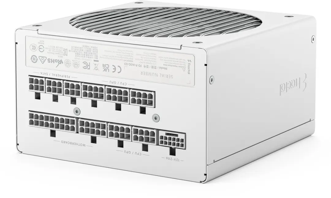 Fractal Design FD-P-IA3G-101-EU-WT Voeding 1000W - Wit