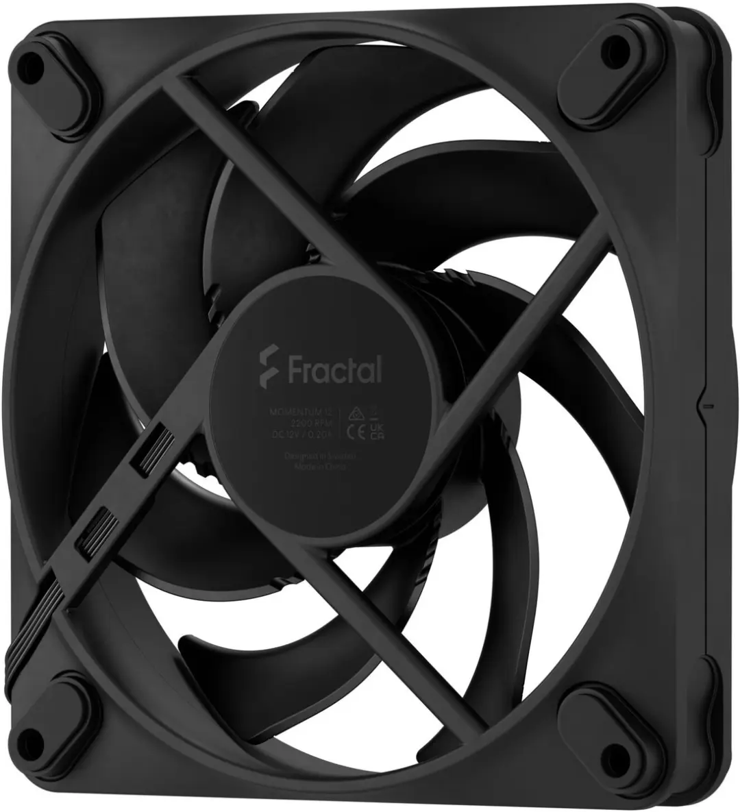 Fractal Design Momentum 12 FD-F-MO1-1201 - 120mm - Zwart
