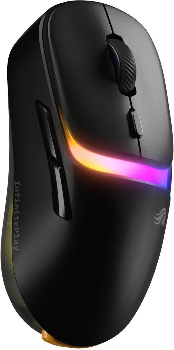 Glorious Model D3 Wireless Gaming Muis GLO-D3-WL-BLK - 30K DPI - Zwart - afbeelding 6 van 6