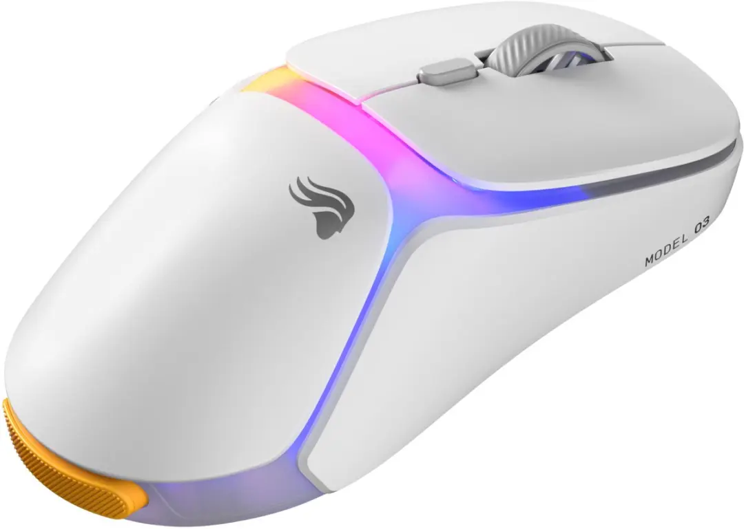 Glorious Model O3 Wireless Gaming Muis 30K DPI - Wit