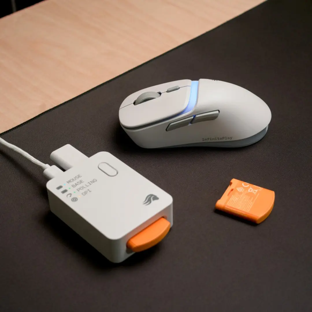Glorious Model O3 Wireless Gaming Muis 30K DPI - Wit