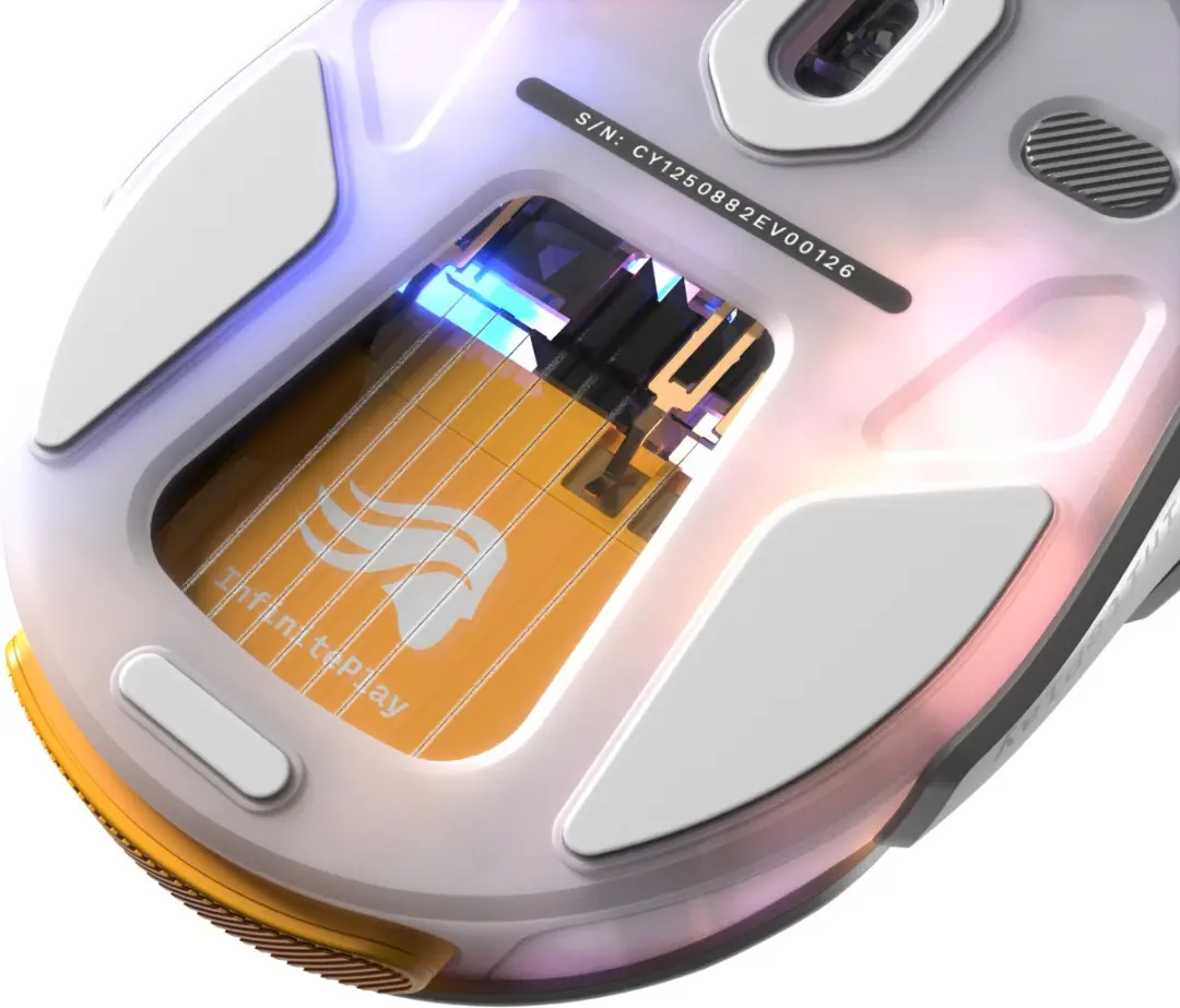 Glorious Model O3 Wireless Gaming Muis 30K DPI - Wit