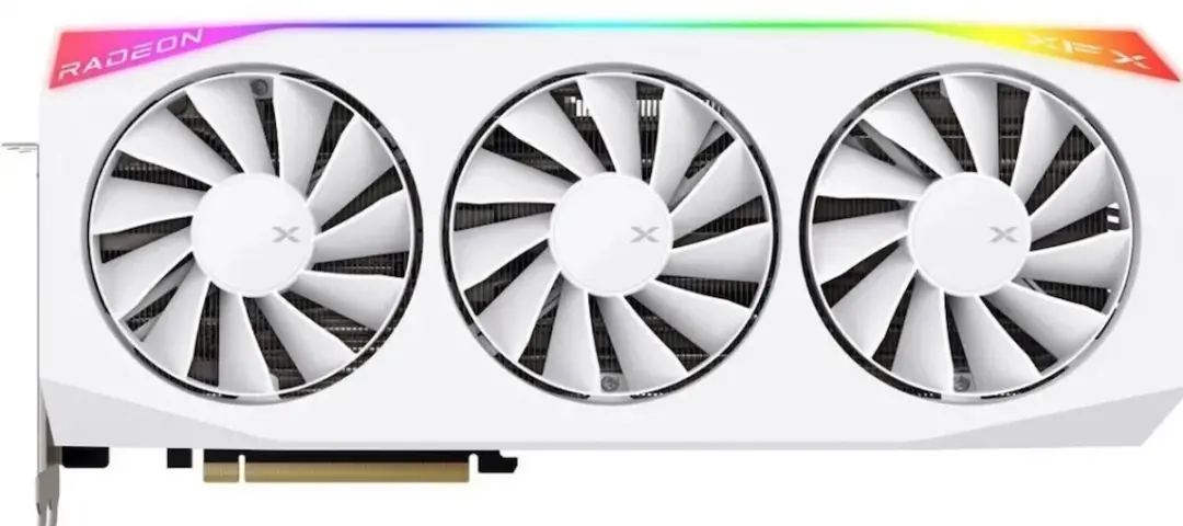XFX Mercury RX 9070 XT OC White - 16GB GDDR6 Gaming Videokaart