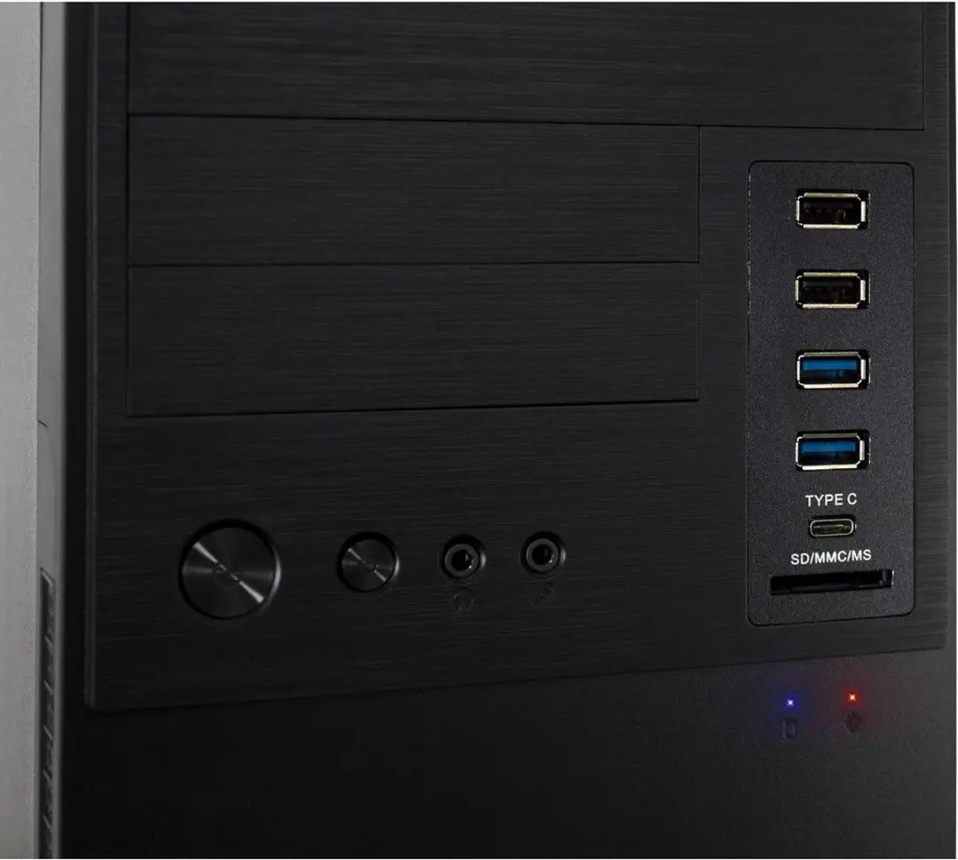 Inter-Tech IT-6865 Micro Tower - Zwart