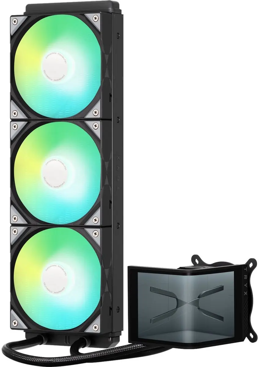 Tryx Panorama SE ARGB CPU-koeler 360mm - 3x 120mm ventilatoren - Zwart