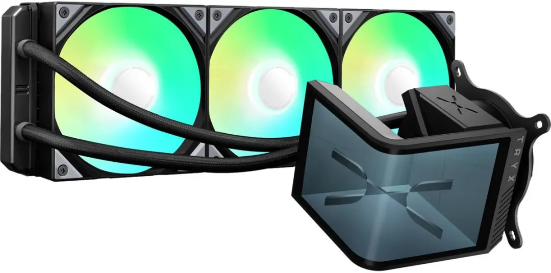 Tryx Panorama SE ARGB CPU-koeler 360mm - 3x 120mm ventilatoren - Zwart