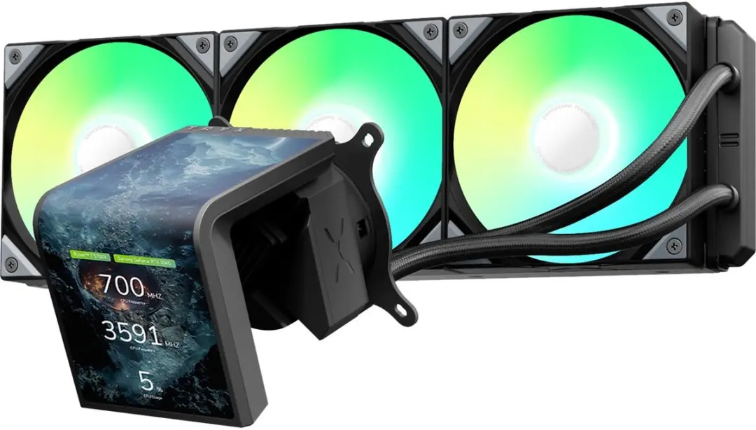 Tryx Panorama SE ARGB CPU-koeler 360mm - 3x 120mm ventilatoren - Zwart