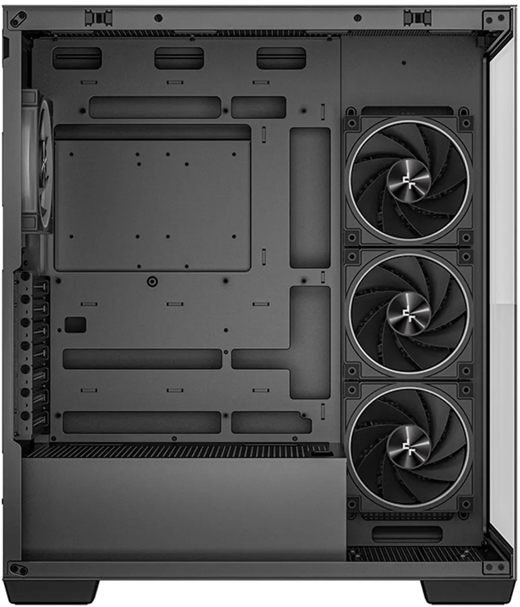 DeepCool CG580 4F V2 Midi Tower - 4 Ventilatoren - Zwart