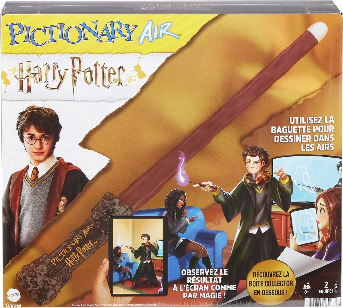 Mattel Games Pictionary Air Harry Potter Franstalig