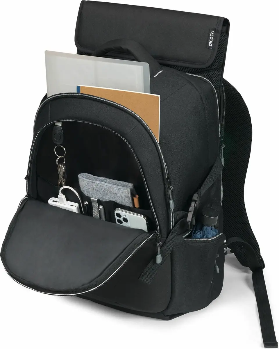 Dicota D32038-RPET Rugzak 17,3" - Zwart