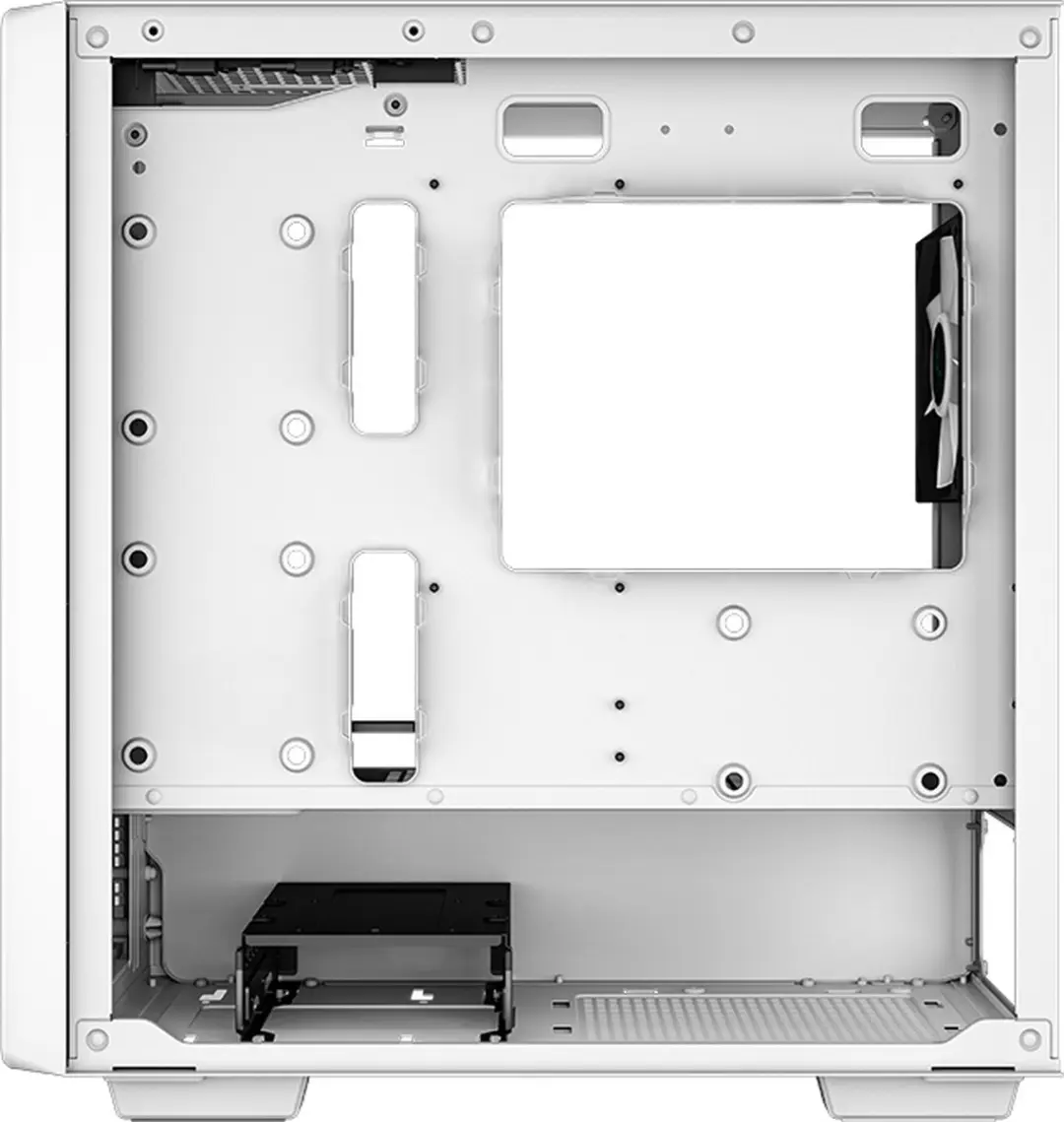 DeepCool CC360 WH Mini Tower Behuizing - Wit - ARGB Koeling
