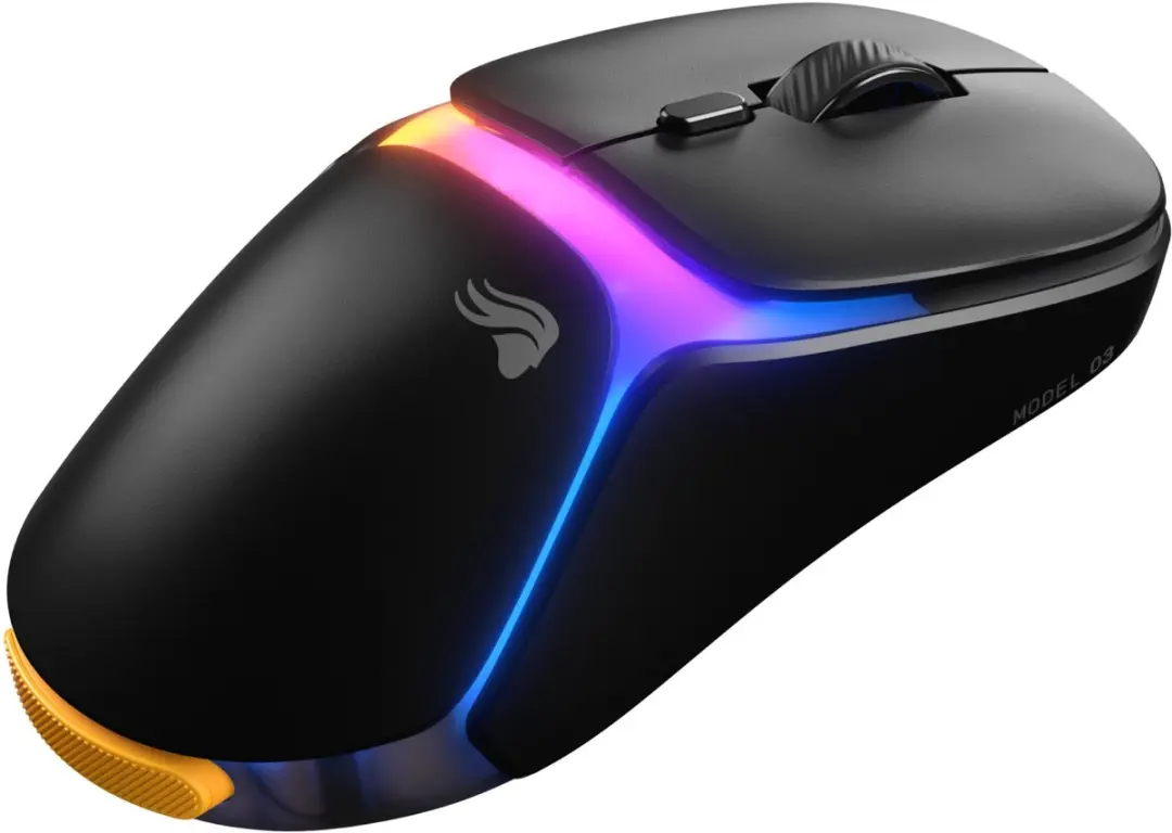 Glorious Gaming Model O3 GLO-O3-WL-BLK Gamingmuis - Zwart