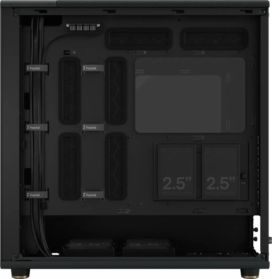 Fractal Design North XL TGD - ATX Behuizing - Zwart
