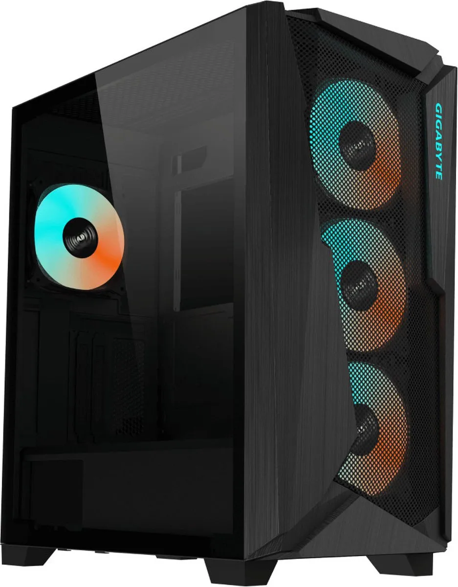 Gigabyte C301 Glass Midi Tower - Zwart - afbeelding 6 van 6
