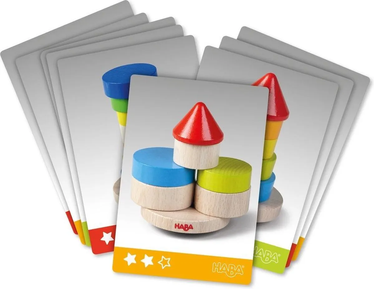 Haba Wankeltoren Stapelspel 23cm - 11-delig