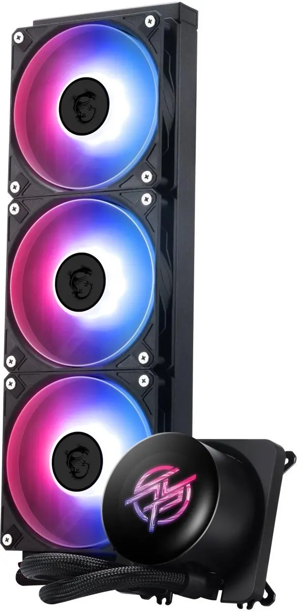 MSI MPG CORELIQUID P13 360 ARGB Waterkoeling - 3x120mm - Zwart - afbeelding 6 van 6