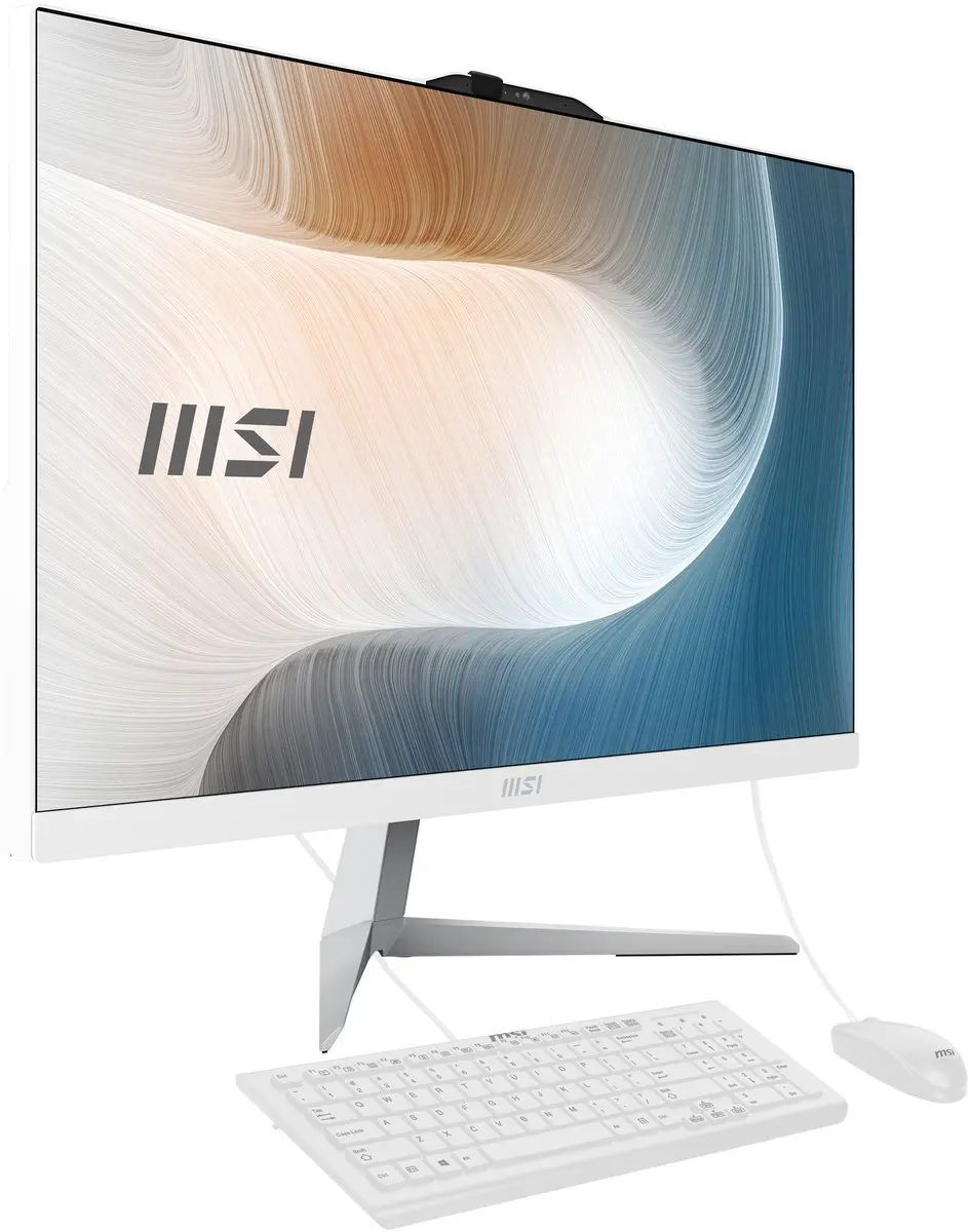 MSI Modern AM242 1M-1220EU Alles-in-één-pc - 60,5 cm Wit