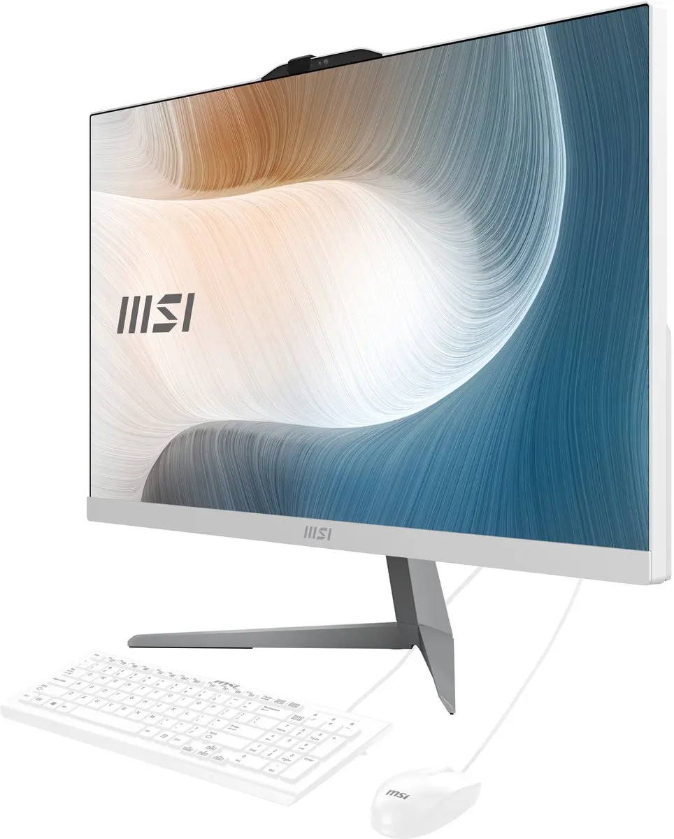 MSI Modern AM242 1M-1220EU Alles-in-één-pc - 60,5 cm Wit