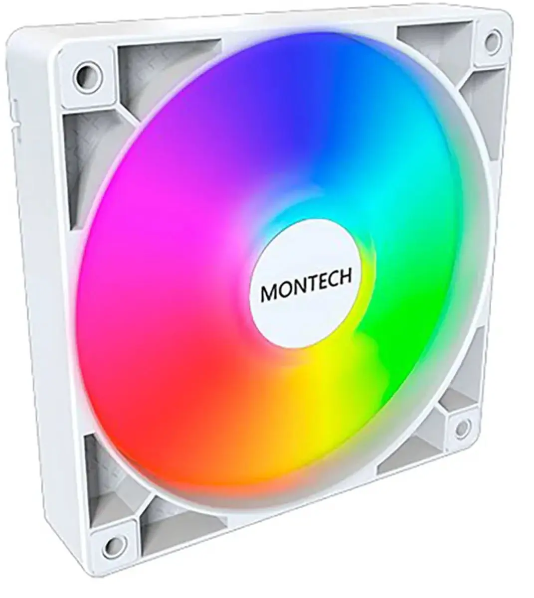 Montech GF120 ARGB PWM Ventilator 120mm - 66.3 cfm - Wit