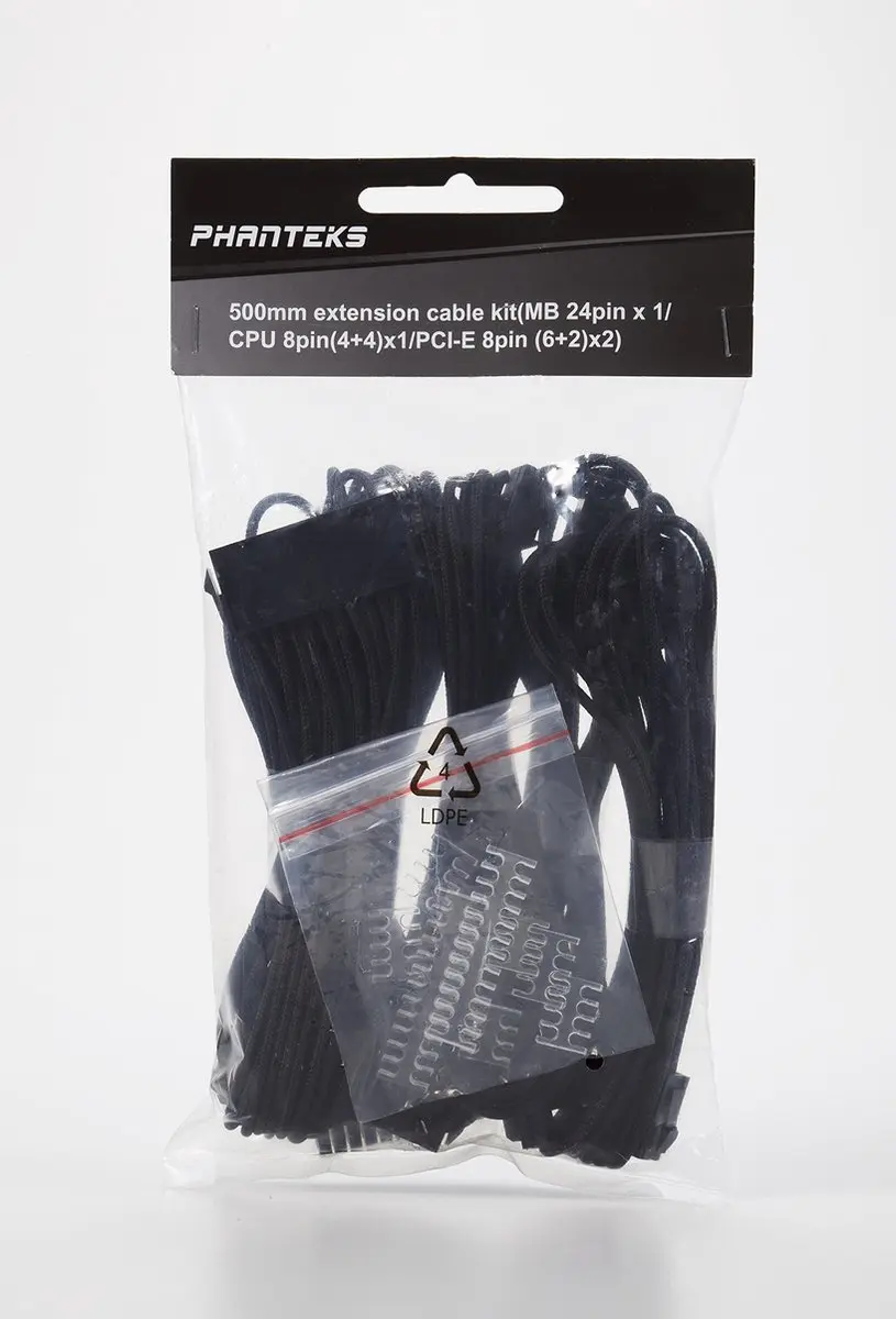 Phanteks Verlengkabelset 500mm - Zwart