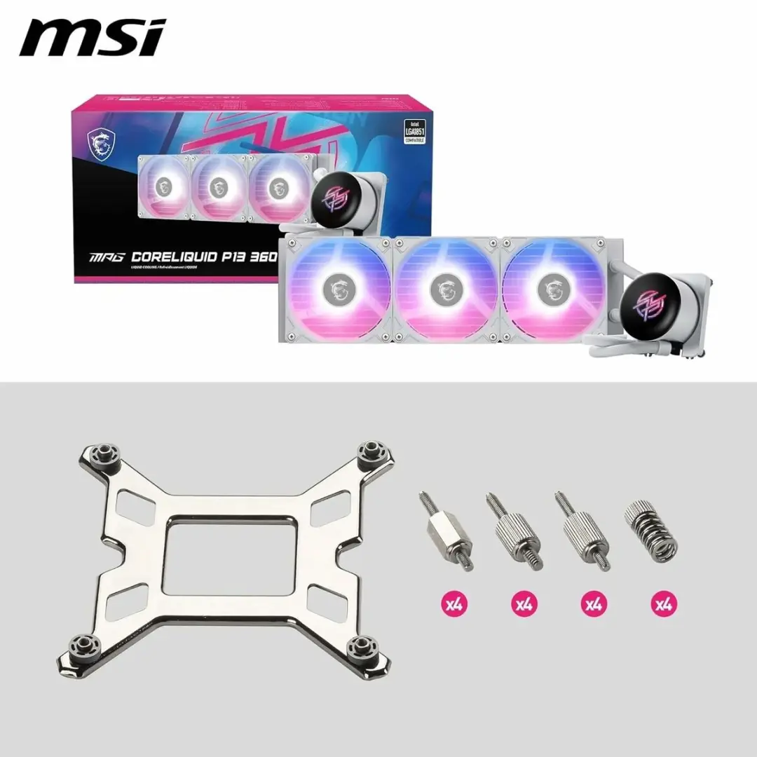 MSI 306-7ZWGA21-L80 Vloeistofkoelset - Zwart