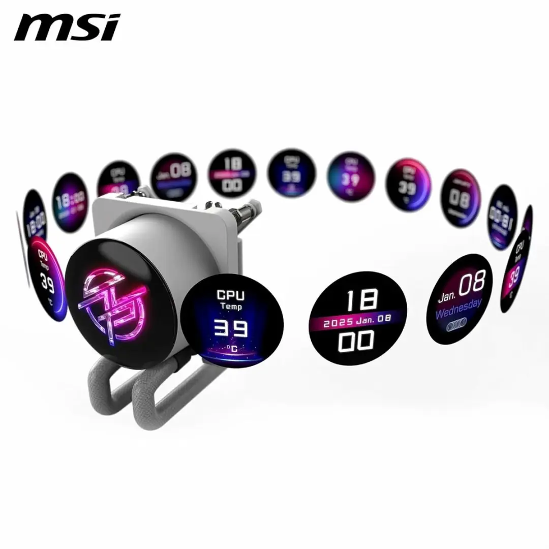 MSI 306-7ZWGA21-L80 Vloeistofkoelset - Zwart