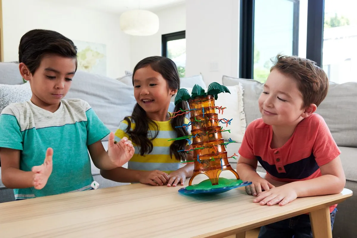Mattel Games Vallende Aapjes Schommelend Boomfeest - 2016174