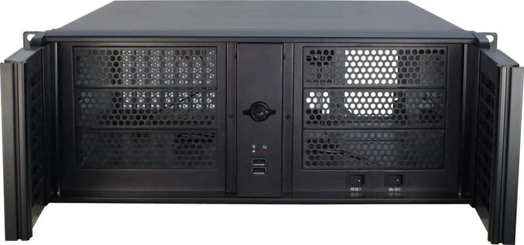 Inter-Tech 4U-4098-S Serverkast ATX - Zwart