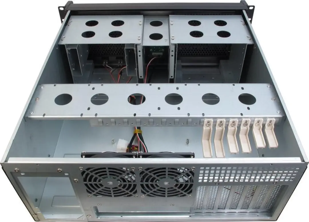 Inter-Tech 4U-4098-S Serverkast ATX - Zwart
