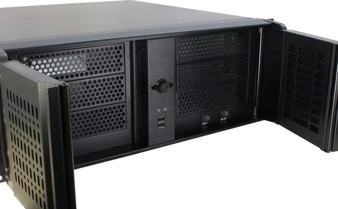 Inter-Tech 4U-4098-S Serverkast ATX - Zwart