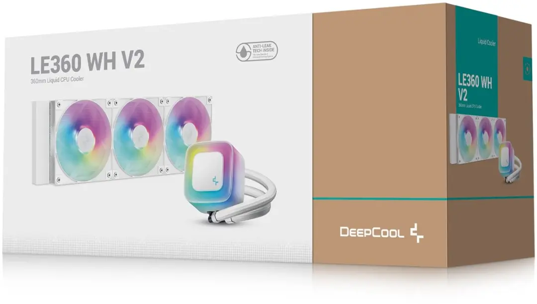 DeepCool LE Serie Waterkoeler 360mm - Wit