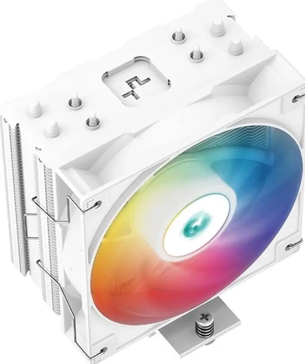 DeepCool AG400 WH ARGB Processor Koeler - 12cm - Wit
