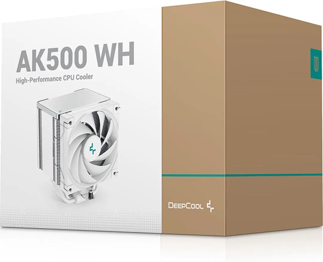 DeepCool AK500 WH CPU Koeler - 1x 120mm Ventilator - Wit