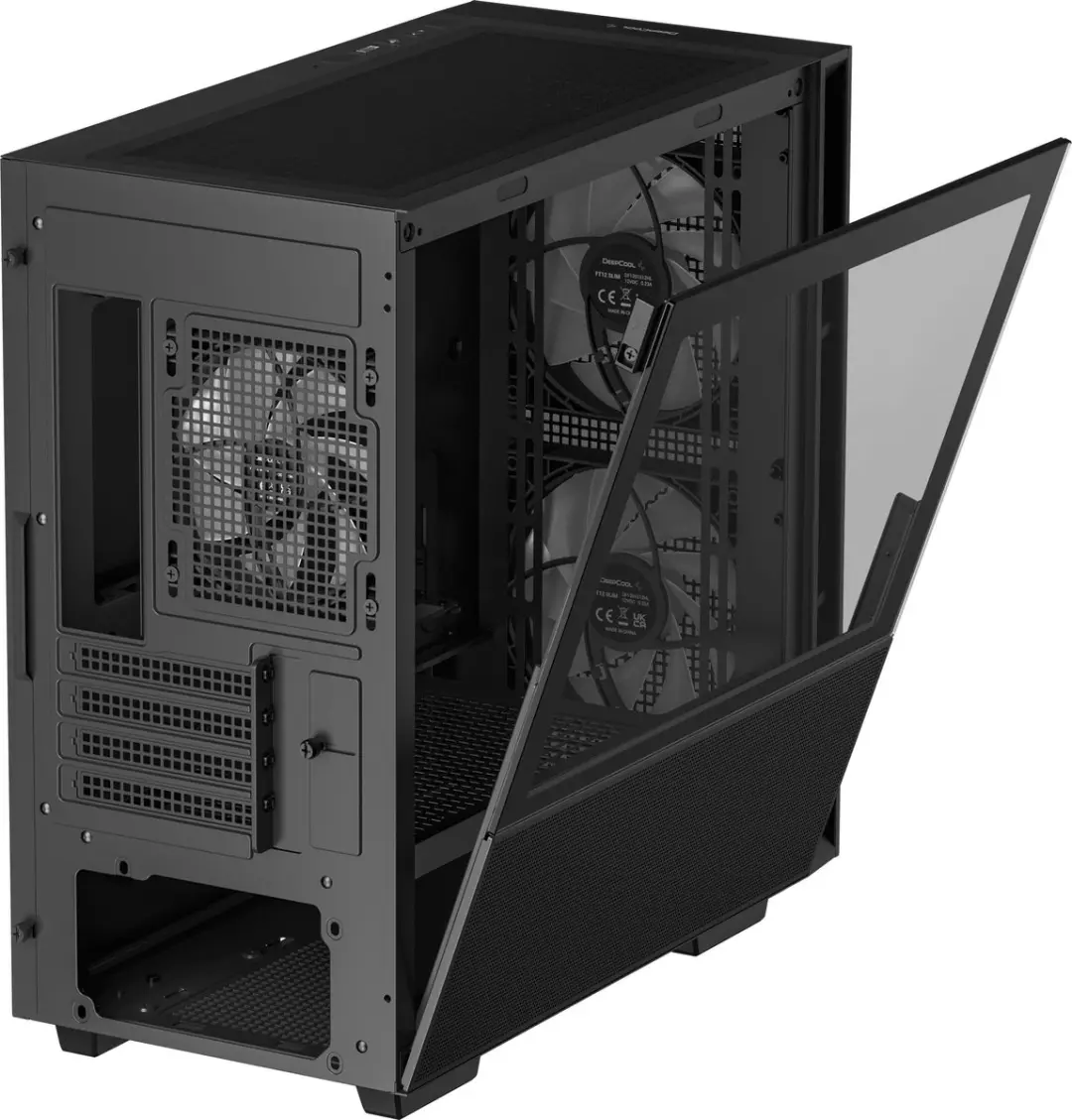 DeepCool CH360 Geharde Glas PC-Case - 3x 2.5" / 2x 3.5" - USB-C - Zwart
