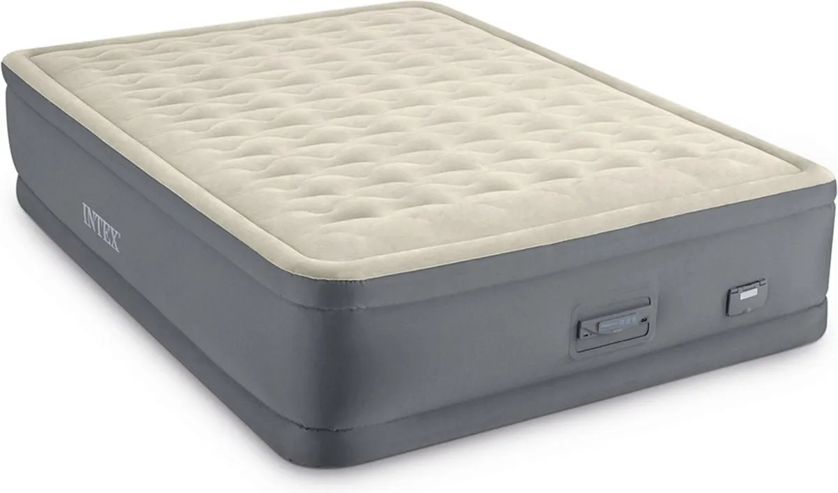 Intex Premaire II Luchtbed Queensize 152cm - Lichtgrijs