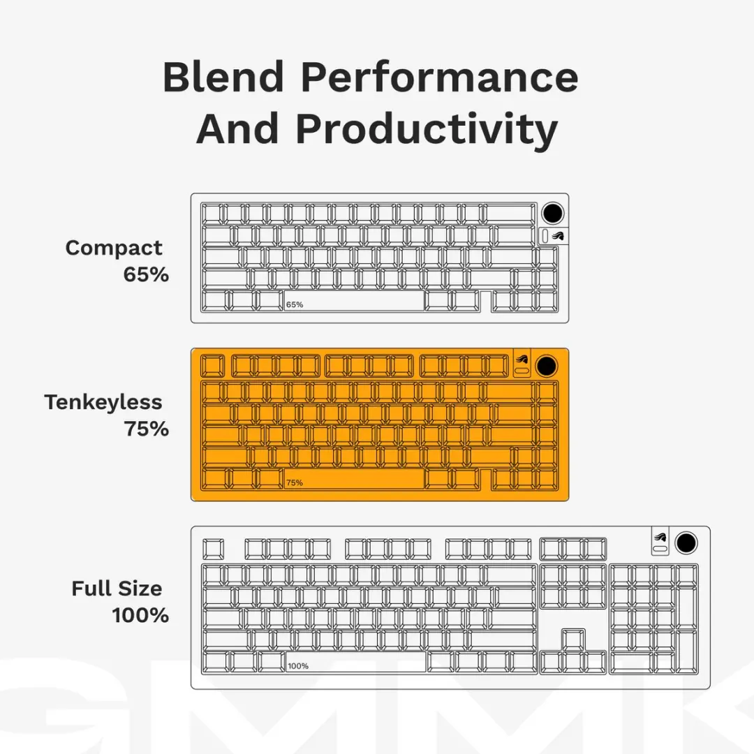 Glorious Gaming GMMK 3 PRO HE Bedrade Gaming Toetsenbord 75% - Zwart