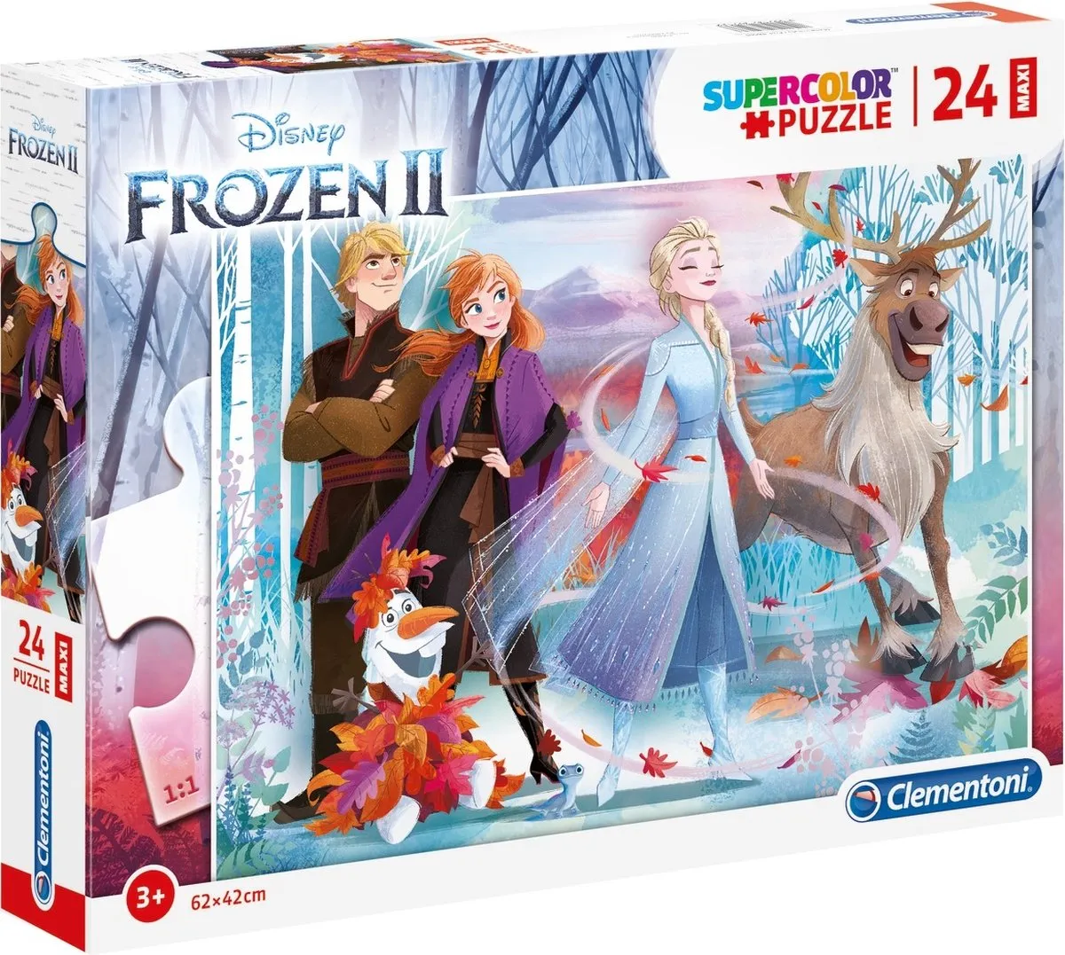 Clementoni Frozen 2 Kinderpuzzel 24 Maxi Stukjes - Multicolor