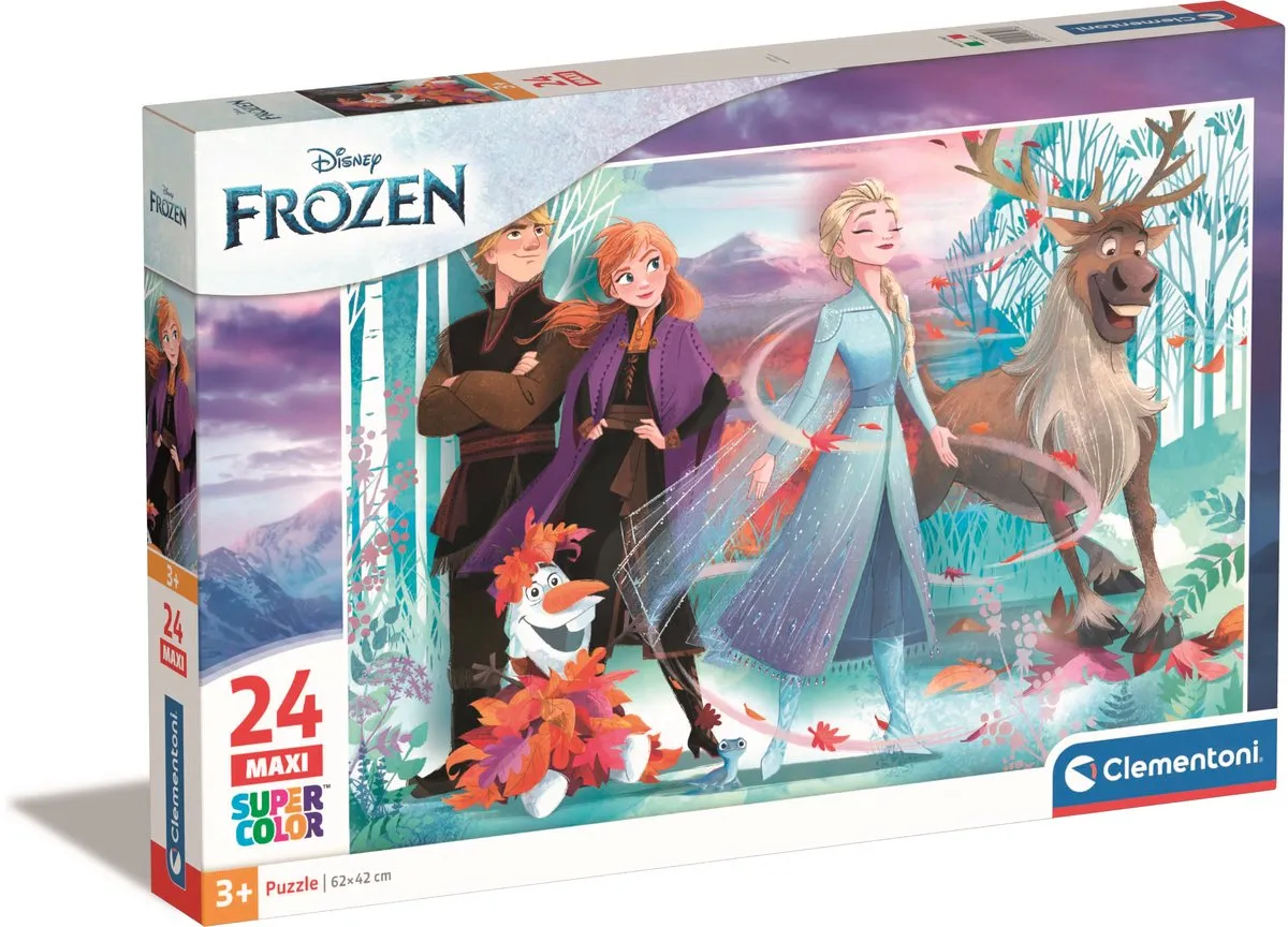 Clementoni Frozen 2 Kinderpuzzel 24 Maxi Stukjes - Multicolor