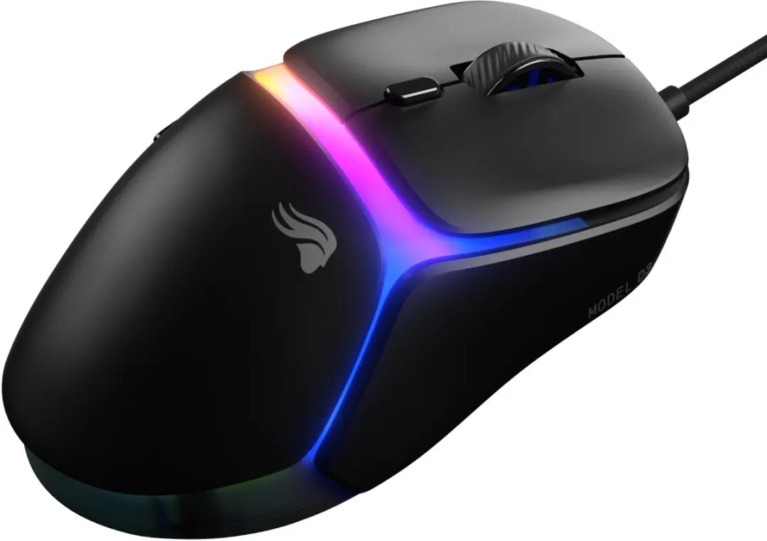 Glorious PC Gaming Race D3 BAMF Gamingmuis - Zwart