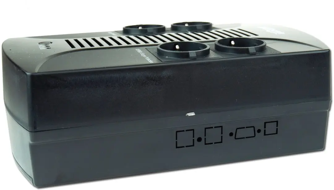 EnerGenie EG-UPS-001 Noodstroomvoeding 650VA - 4 Stopcontacten - Zwart