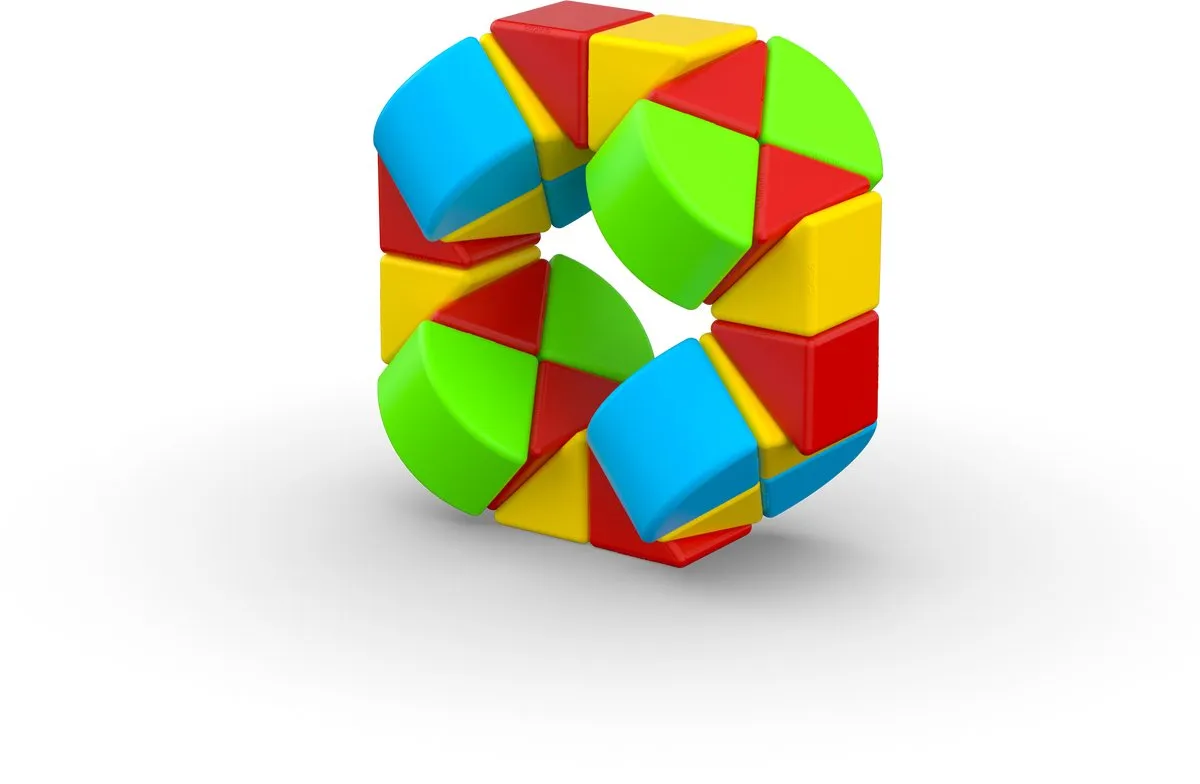 Geomag MagiCube Halve Kubussen 24-delig - Multicolor