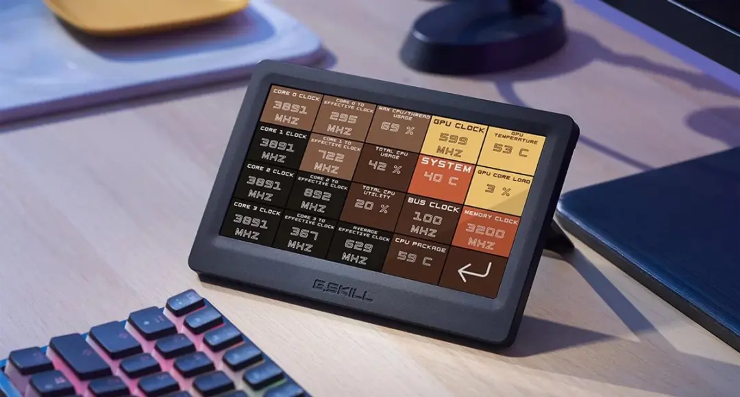 G.Skill GD-A7PCCSK-WGD Touchscreen Beeldkrant 7" - 300 cd/m²