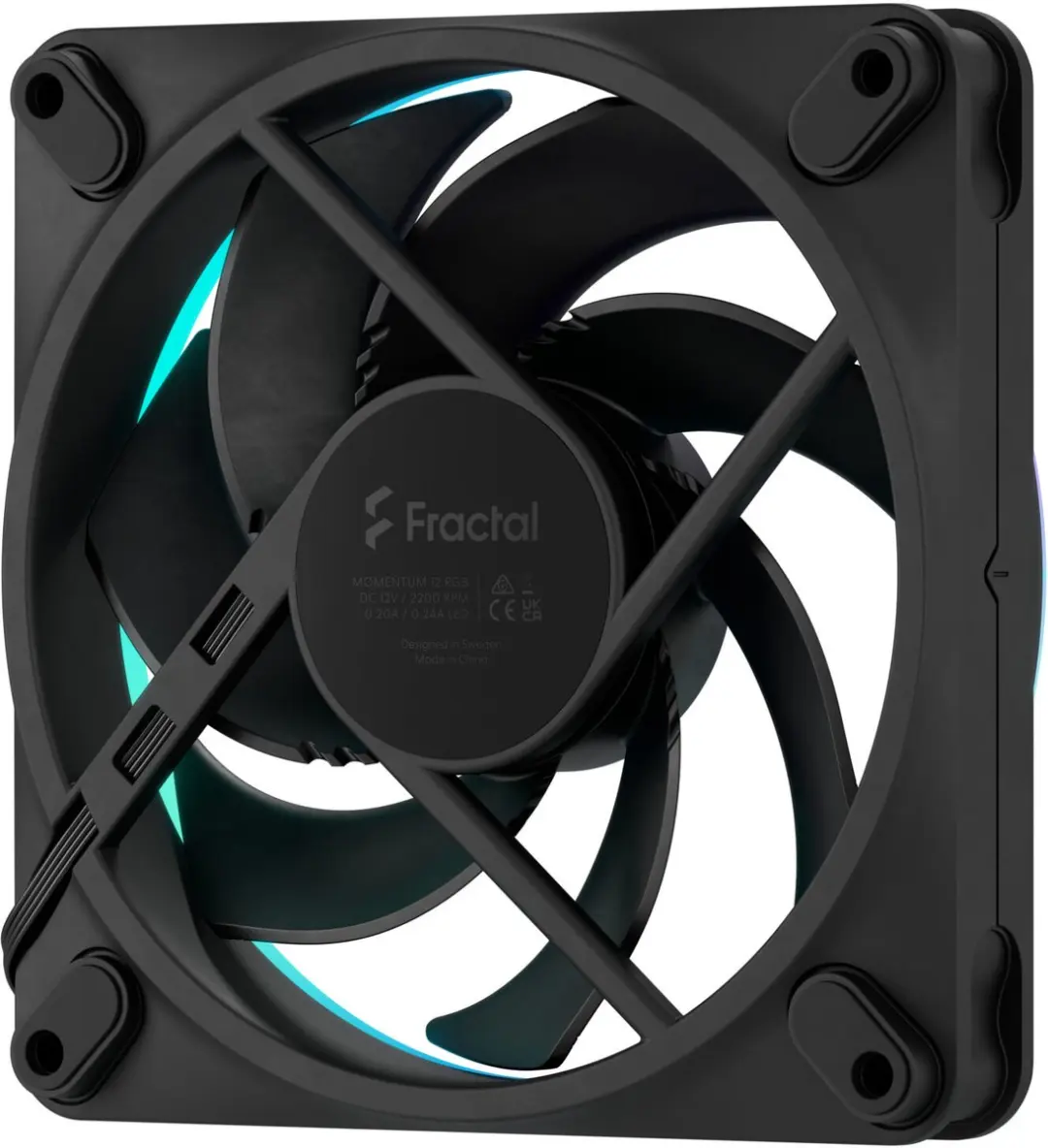 Fractal Design Momentum 12 RGB FD-F-MR1-1201 - 120mm - Zwart